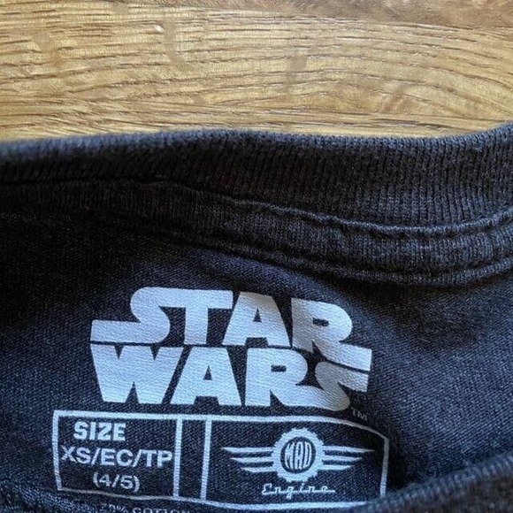 Star Wars Luck Baby‎ Yoga Shirt St Patrick's Day Size 4/5 - Picture 3 of 5